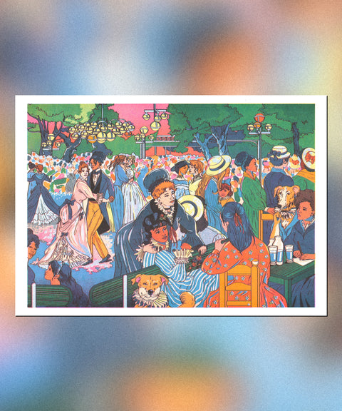 Dance at Le Moulin de la Galette (Auguste Renoir) - María Jesús Contreras