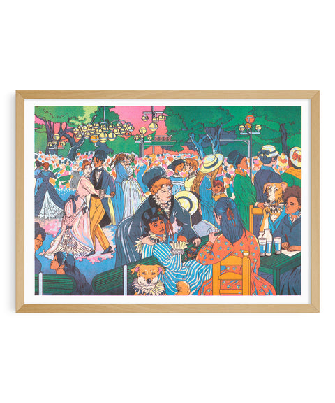 Dance at Le Moulin de la Galette (Auguste Renoir) - María Jesús Contreras