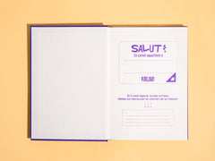 Custom notebook Violet