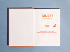 Custom book Orange Fluo