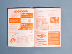 Custom book Orange Fluo