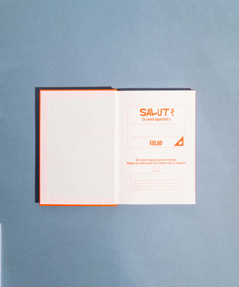 Custom book Orange Fluo