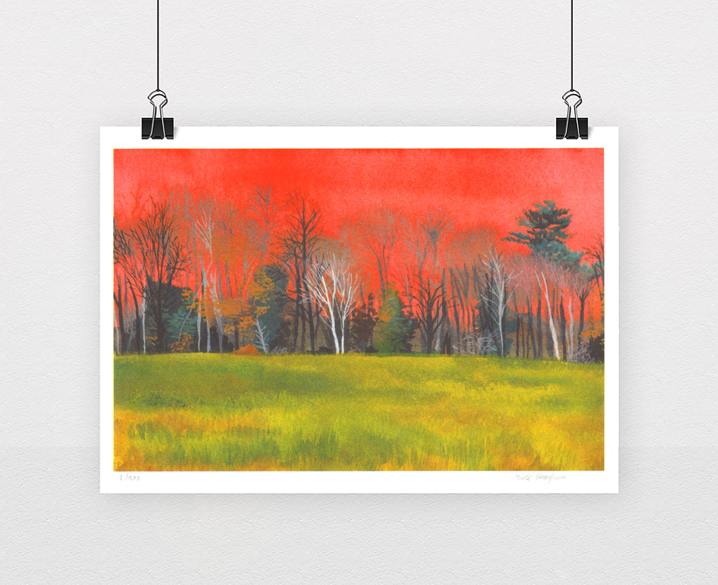 Maïté Grandjouan-red landscape
