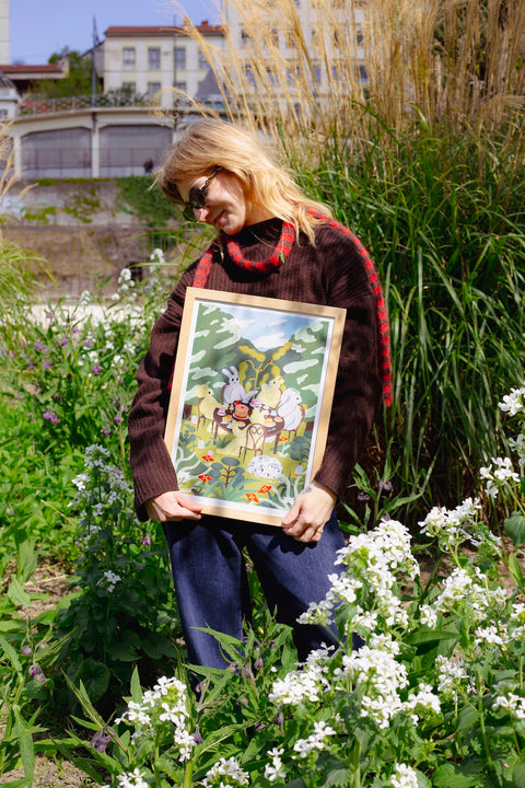 Magda Chmielowska - Le Goûter au jardin