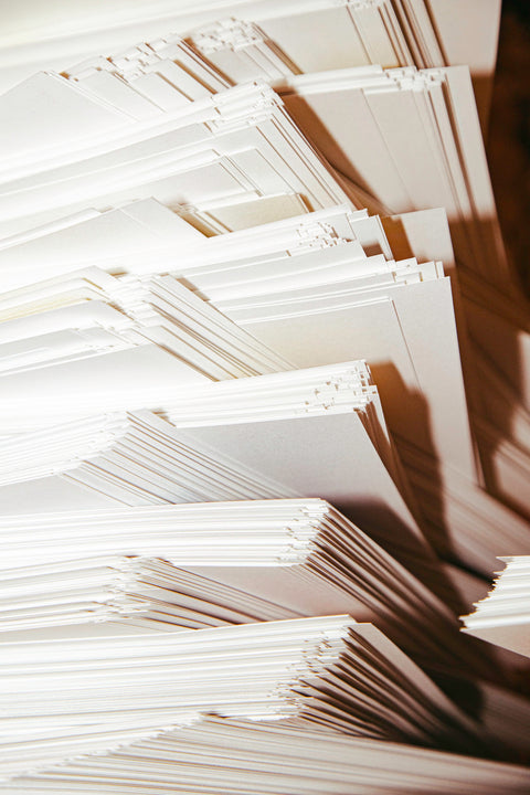 A pile of paper