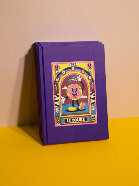 Custom notebook Violet