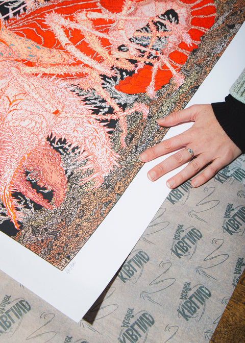 Clément Vuillier - Sérigraphie Écrevisse