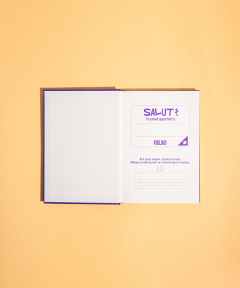 Custom notebook Violet