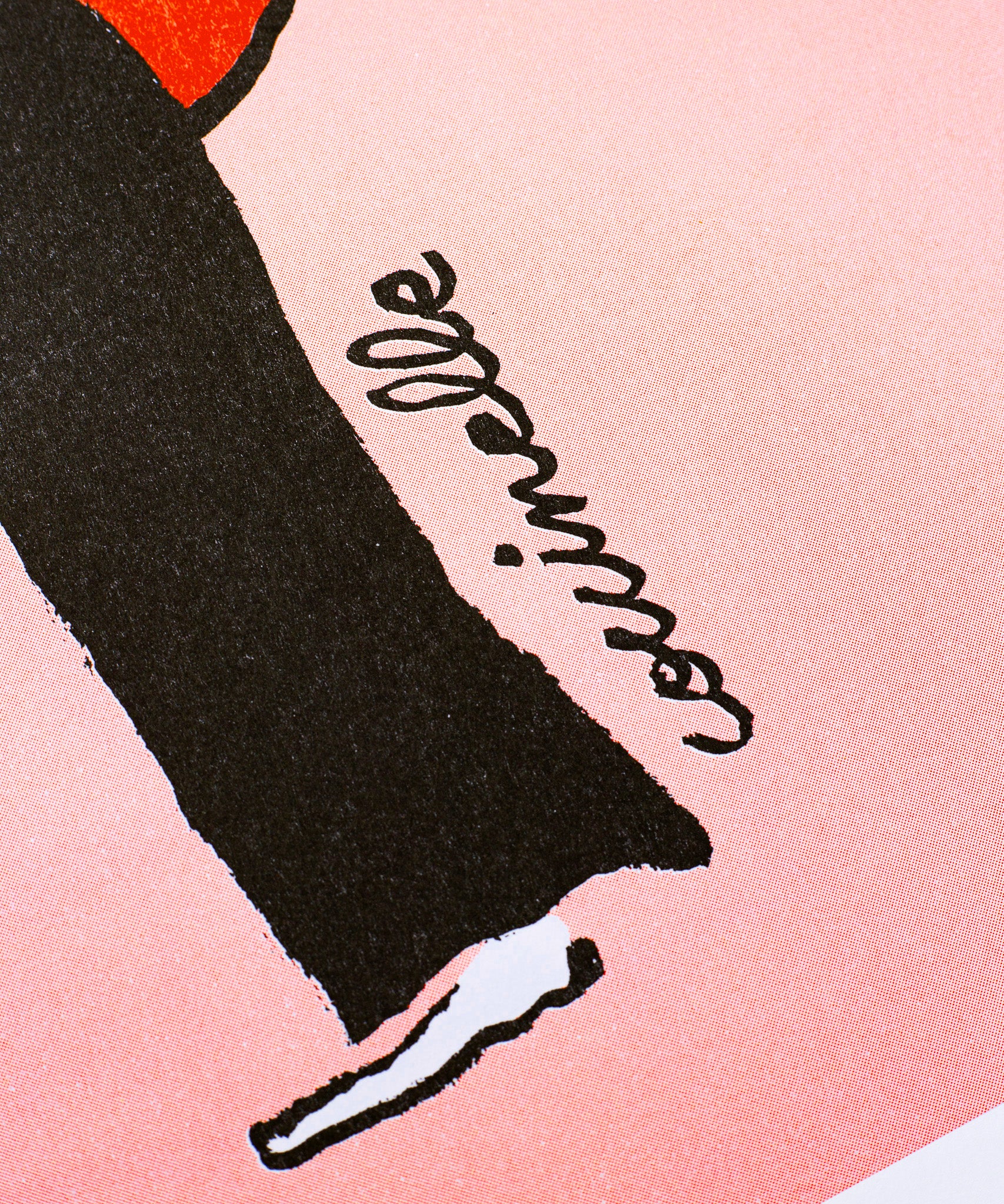 Jean Jullien A3 Poster – Risograph Print | Ladybug | KIBLIND